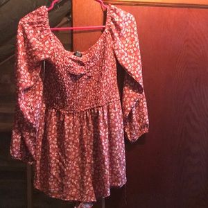 Off the shoulder romper